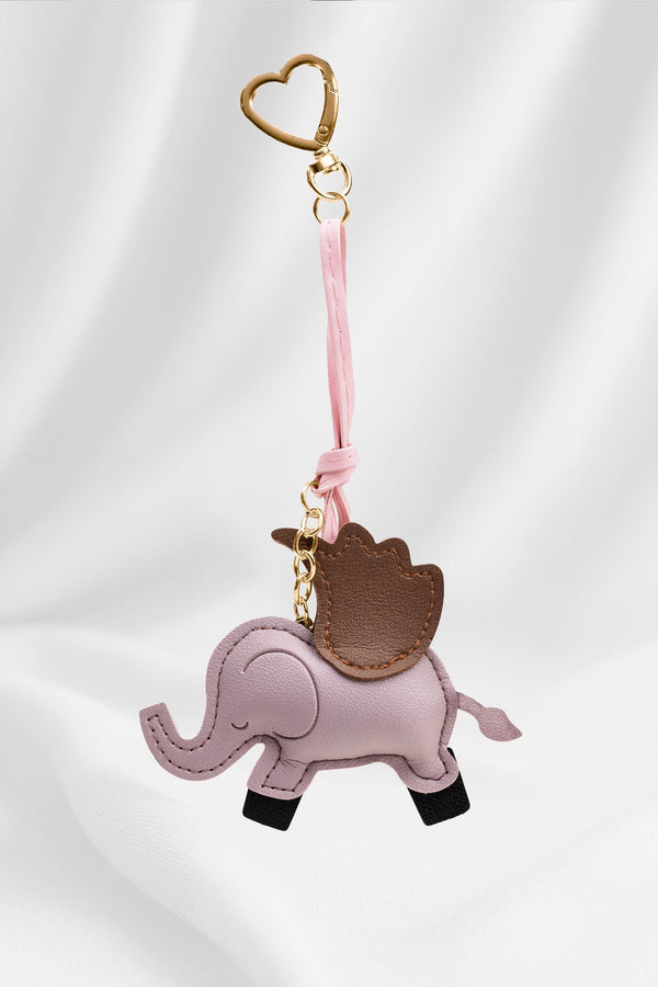 Llavero elefante rosa con alas LC21