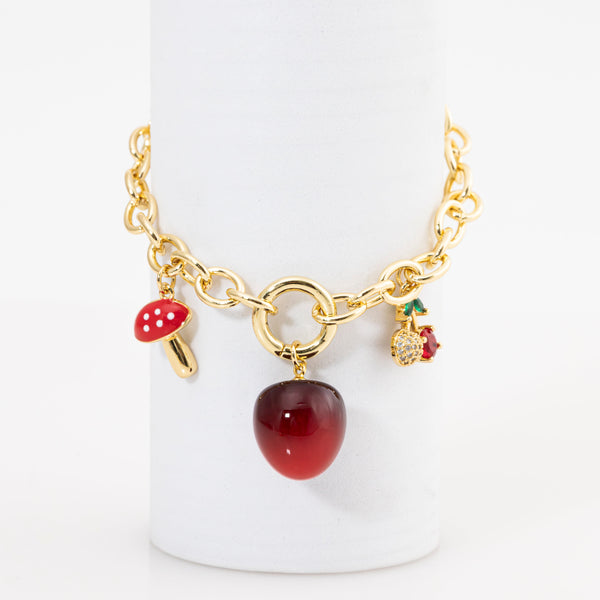 Pulsera Cherry y hongo PB20