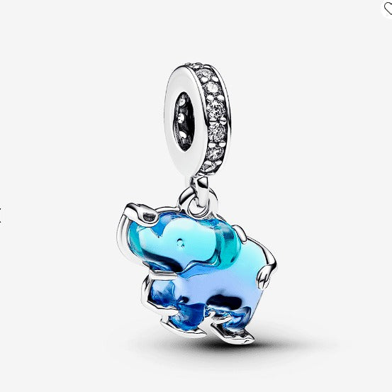 Dije elefante azul CH240