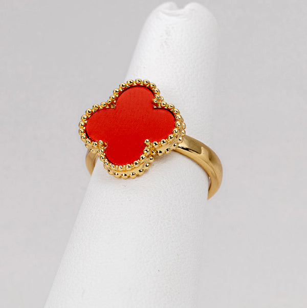 Anillo V@n Cl€€f Rojo clásico VCAN13