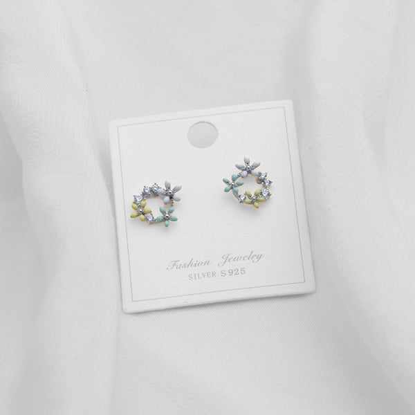 Aretes de Flores en Plata 925 AP54