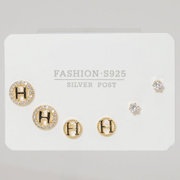 Set Aretes H3rmes Circonitas  LADO3-25