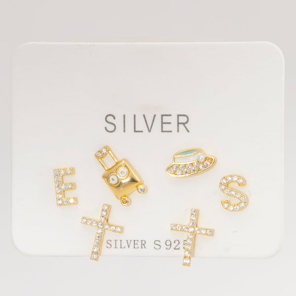 Set de Aretes “Faith & Fun” – 7 piezas PLAOR-DO3-6