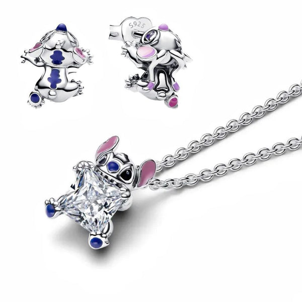 Set de cadena y aretes St1tch CPP55